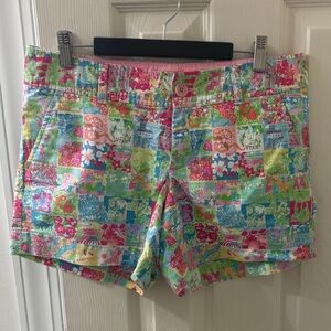 Lilly Pulitzer Multicolor Patchwork Women's Shorts